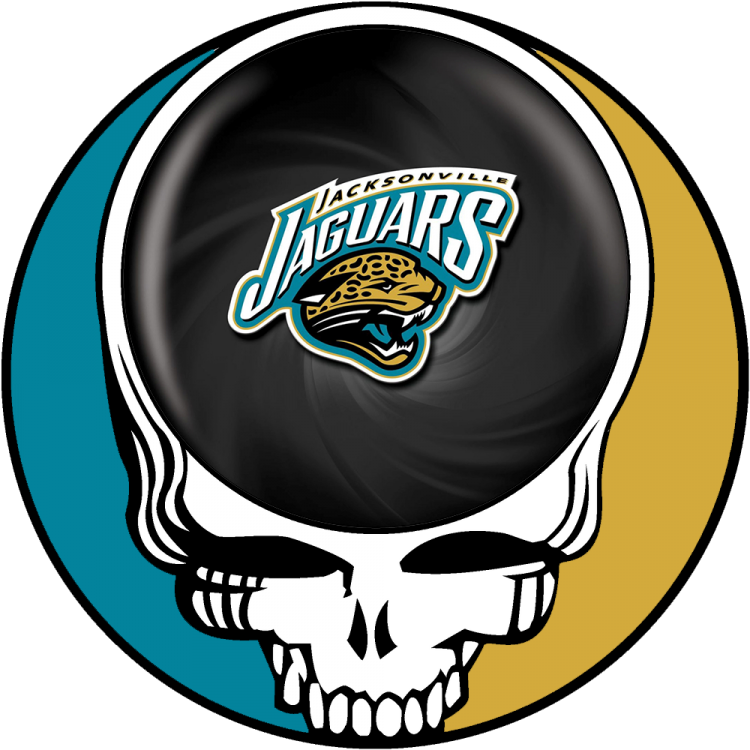 Jacksonville Jaguars skull logo DIY iron on transfer (heat transfer)